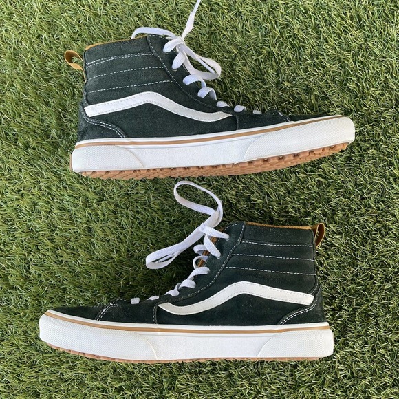 Vans Filmore Hi Vansguard Youth Shoes Size 7y Forrest Green Sued/Tan/White - Picture 7 of 12